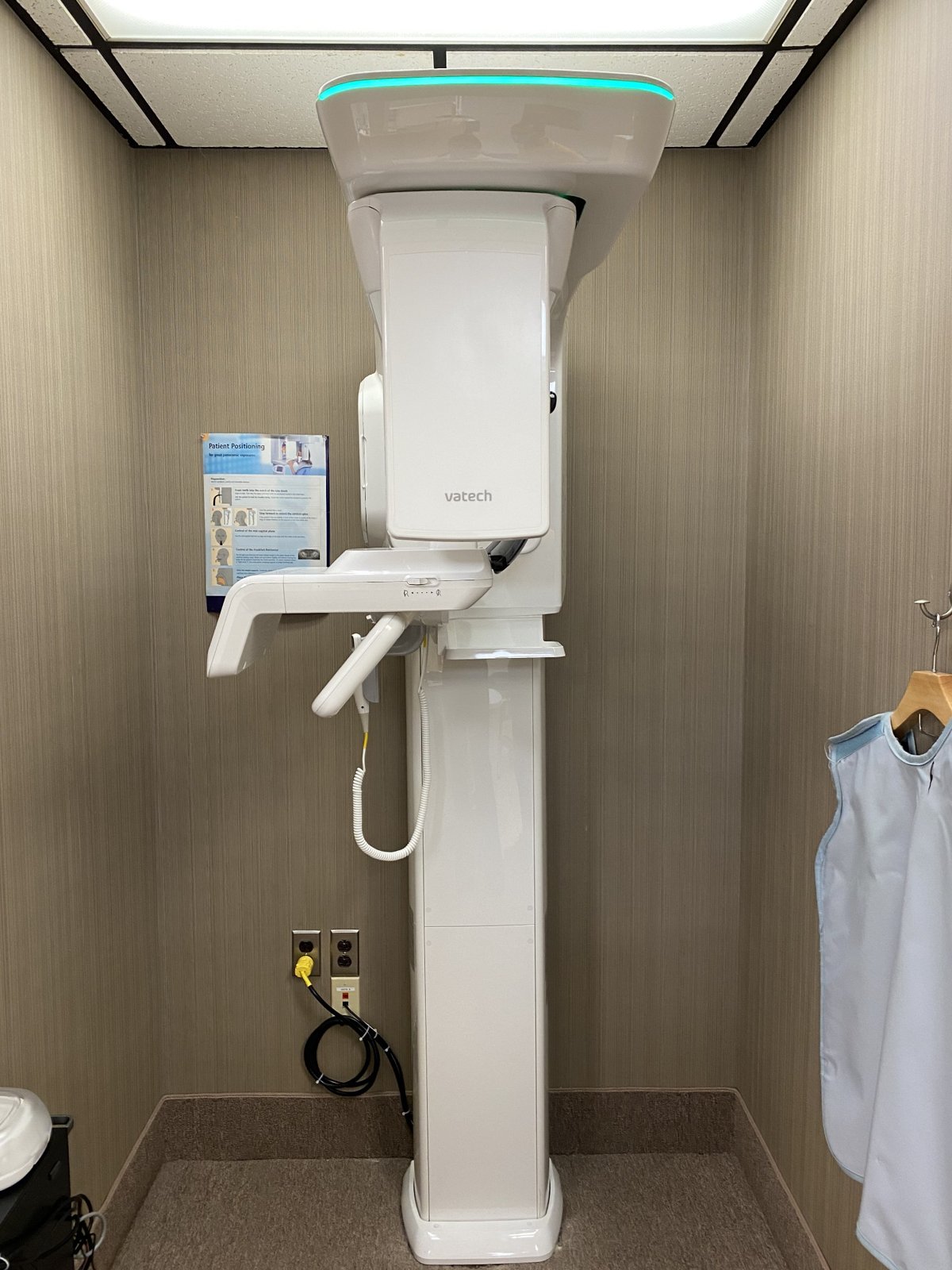 Actual Vatech CBCT machine at Downingtown Dental Studio